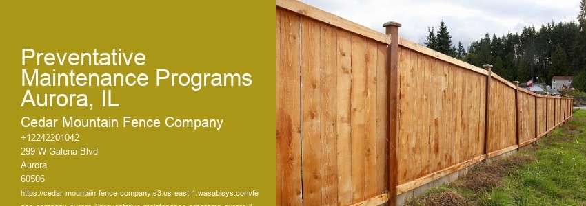 Preventative Maintenance Programs Aurora, IL