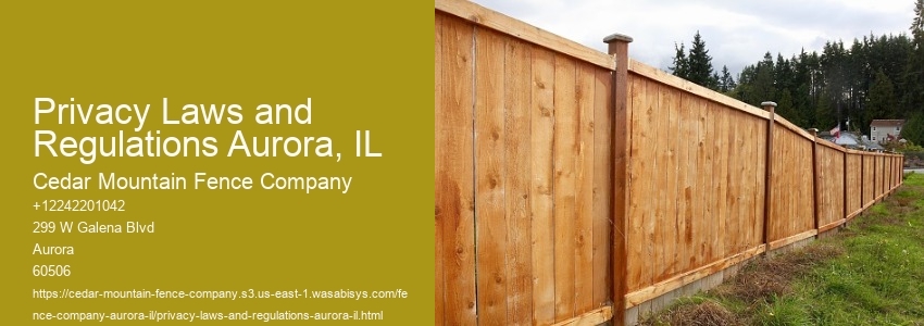 Privacy Laws and Regulations Aurora, IL
