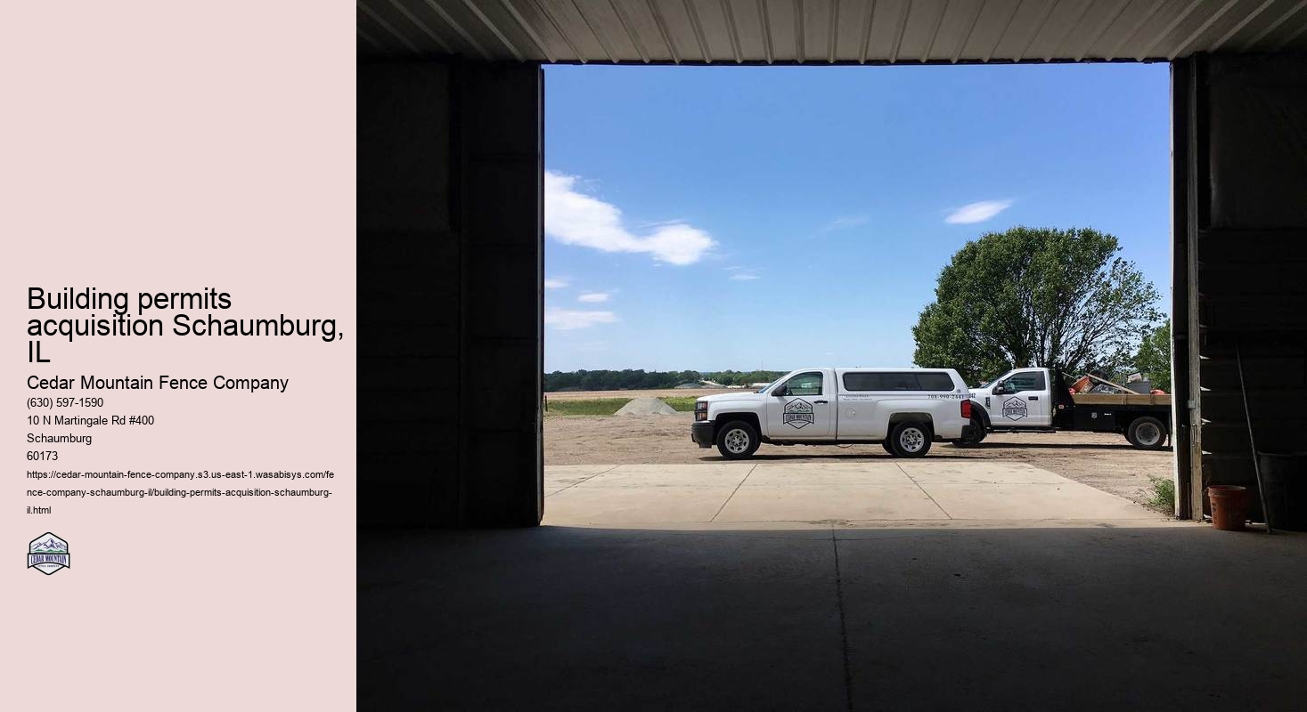 Building permits acquisition Schaumburg, IL